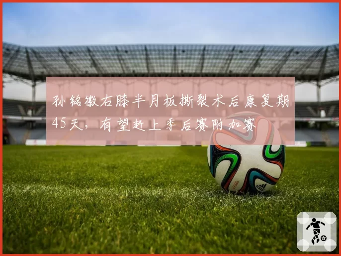 孙铭徽右膝半月板撕裂术后康复期45天，有望赶上季后赛附加赛